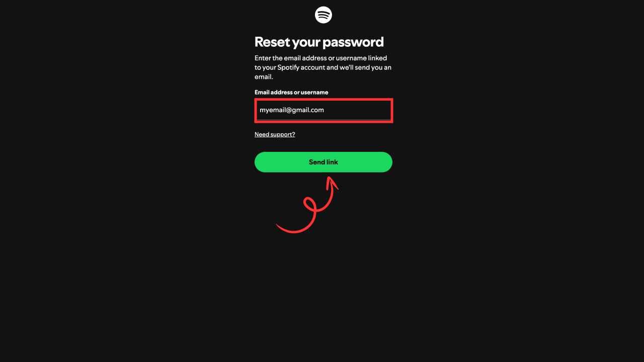 How to Reset Spotify Password Using Desktop 2